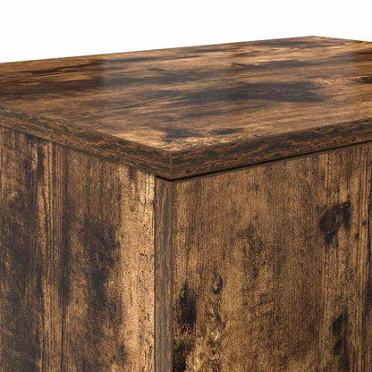 Badschrank Räuchereiche 127 x 41 x 40 cm Holzwerkstoff