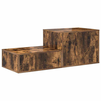 Badschrank Räuchereiche 127 x 41 x 40 cm Holzwerkstoff