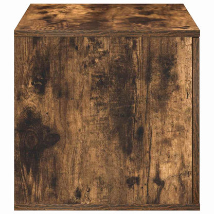 Badschrank Räuchereiche 127 x 41 x 40 cm Holzwerkstoff
