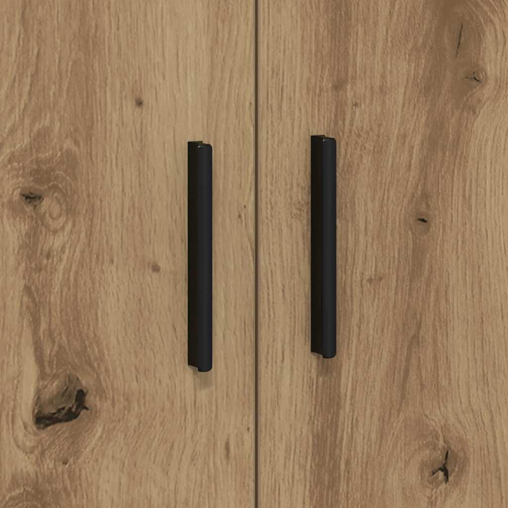 Badschrank Eiche handwerklich 127 x 41 x 40 cm Holzwerkstoff