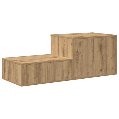 Badschrank Eiche handwerklich 127 x 41 x 40 cm Holzwerkstoff