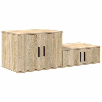 Badschrank Sonoma Eiche 118 x 41 x 40 cm Holzwerkstoff