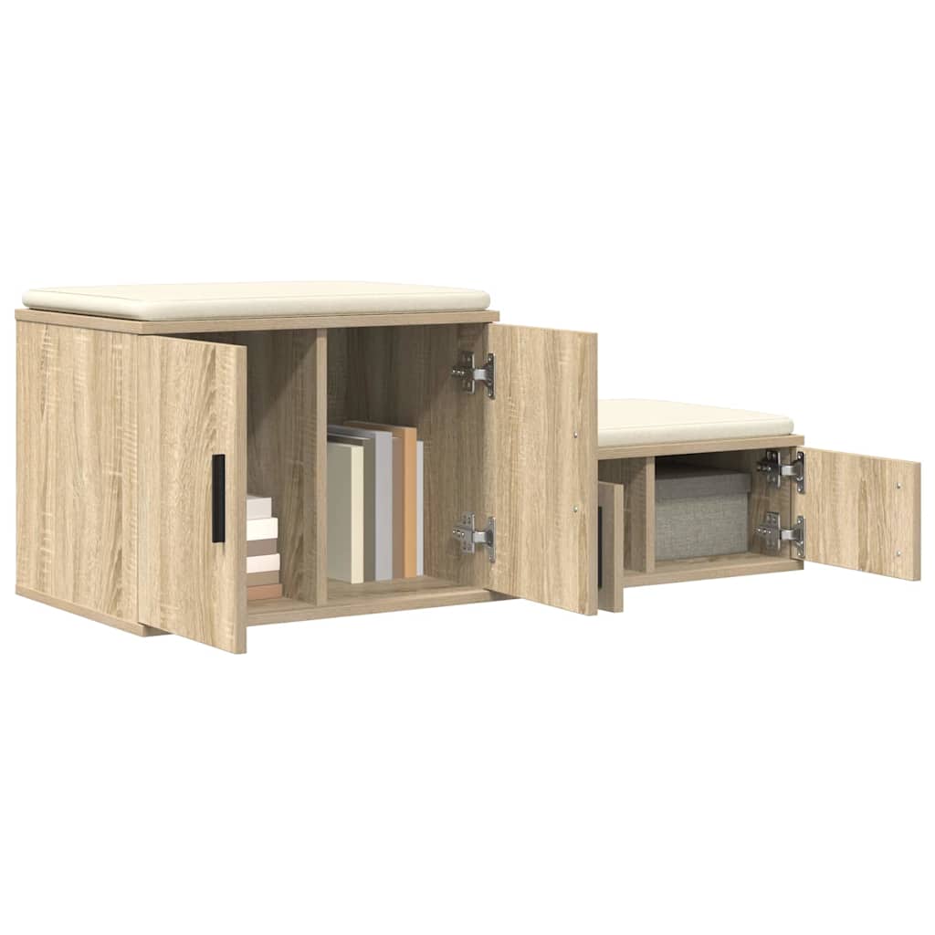 Badschrank Sonoma Eiche 118 x 41 x 40 cm Holzwerkstoff