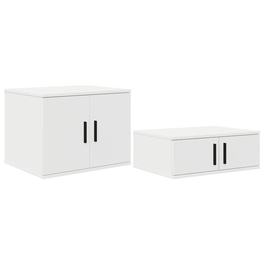 Badschrank Weiß 108 x 41 x 40 cm Holzwerkstoff