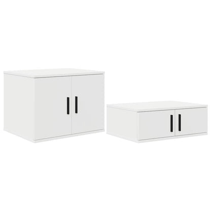Badschrank Weiß 103 x 41 x 40 cm Holzwerkstoff