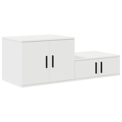 Badschrank Weiß 103 x 41 x 40 cm Holzwerkstoff