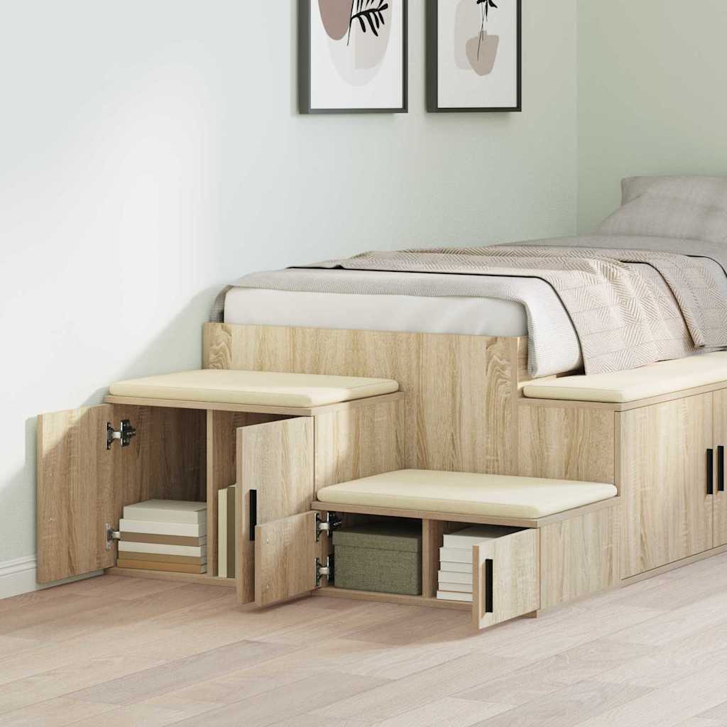 Badschrank Sonoma Eiche 103 x 41 x 40 cm Holzwerkstoff