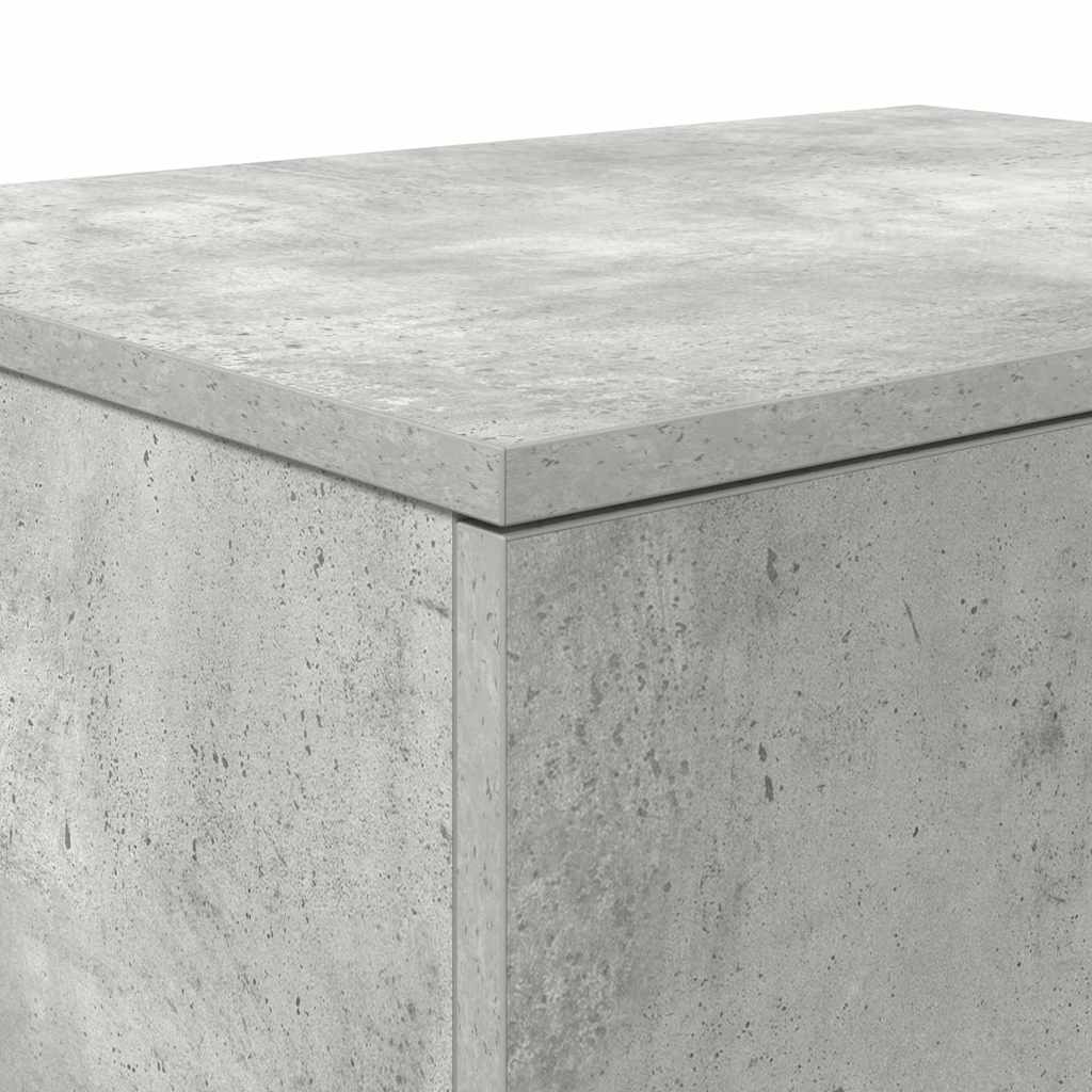 Badschrank Betongrau 103 x 41 x 40 cm Holzwerkstoff