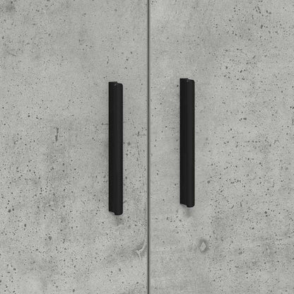 Badschrank Betongrau 103 x 41 x 40 cm Holzwerkstoff