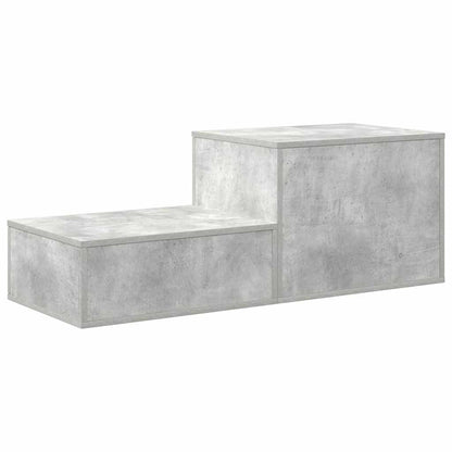 Badschrank Betongrau 103 x 41 x 40 cm Holzwerkstoff