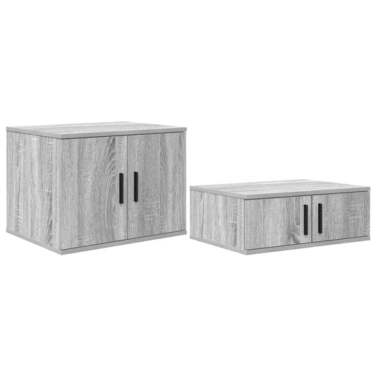 Badschrank Grau Sonoma 103 x 41 x 40 cm Holzwerkstoff