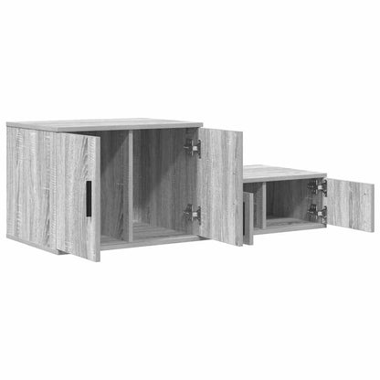 Badschrank Grau Sonoma 103 x 41 x 40 cm Holzwerkstoff