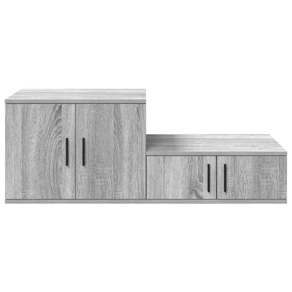 Badschrank Grau Sonoma 103 x 41 x 40 cm Holzwerkstoff