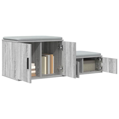 Badschrank Grau Sonoma 103 x 41 x 40 cm Holzwerkstoff