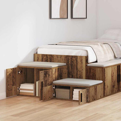 Badschrank Altholz 103 x 41 x 40 cm Holzwerkstoff