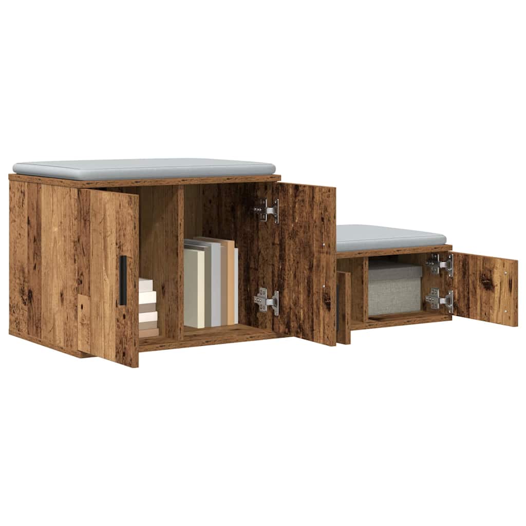 Badschrank Altholz 103 x 41 x 40 cm Holzwerkstoff