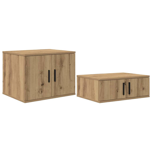 Badschrank Eiche handwerklich 103 x 41 x 40 cm Holzwerkstoff
