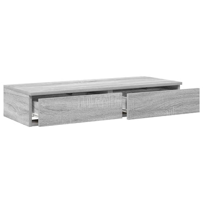 Bettschubladen Grau Sonoma 100 x 36.5 x 16.5 cm Holzwerkstoff