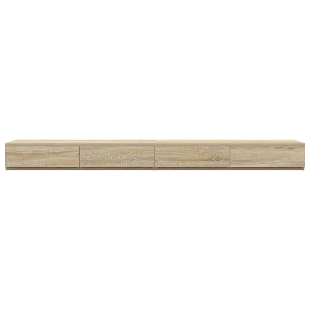 Bettschubladen Sonoma Eiche 200 x 36.5 x 16.5 cm Holzwerkstoff