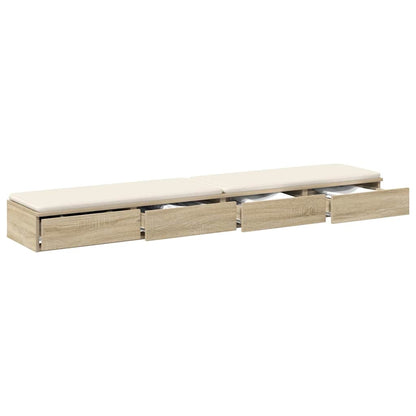 Bettschubladen Sonoma Eiche 200 x 36.5 x 16.5 cm Holzwerkstoff