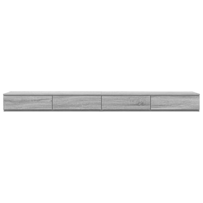Bettschubladen Grau Sonoma 200 x 36.5 x 16.5 cm Holzwerkstoff