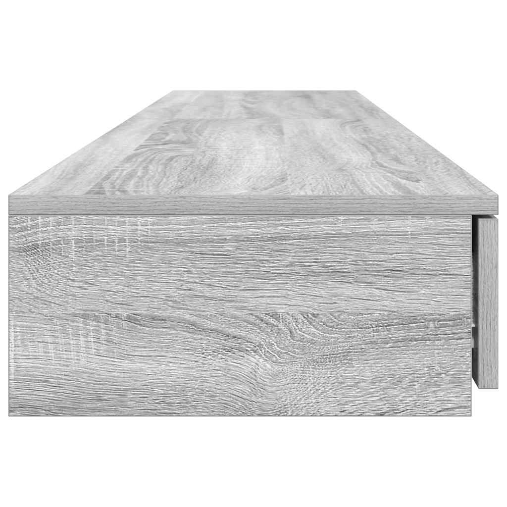 Bettschubladen Grau Sonoma 200 x 36.5 x 16.5 cm Holzwerkstoff