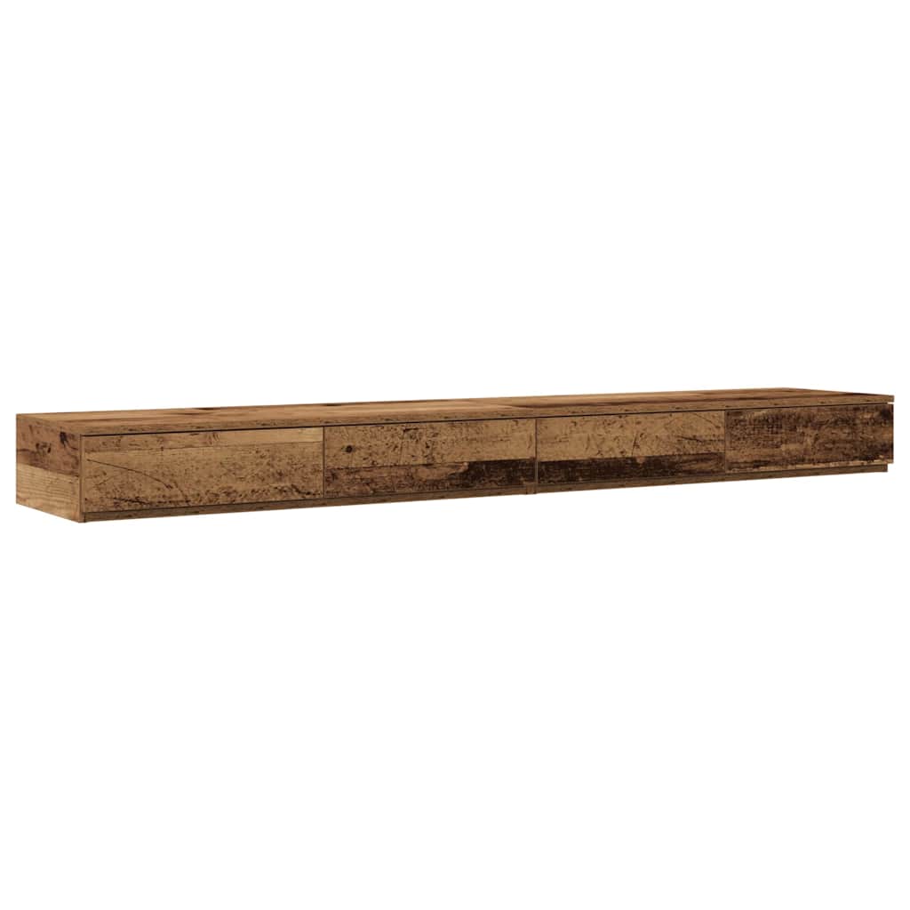 Bettschubladen Altholz 200 x 36.5 x 16.5 cm Holzwerkstoff