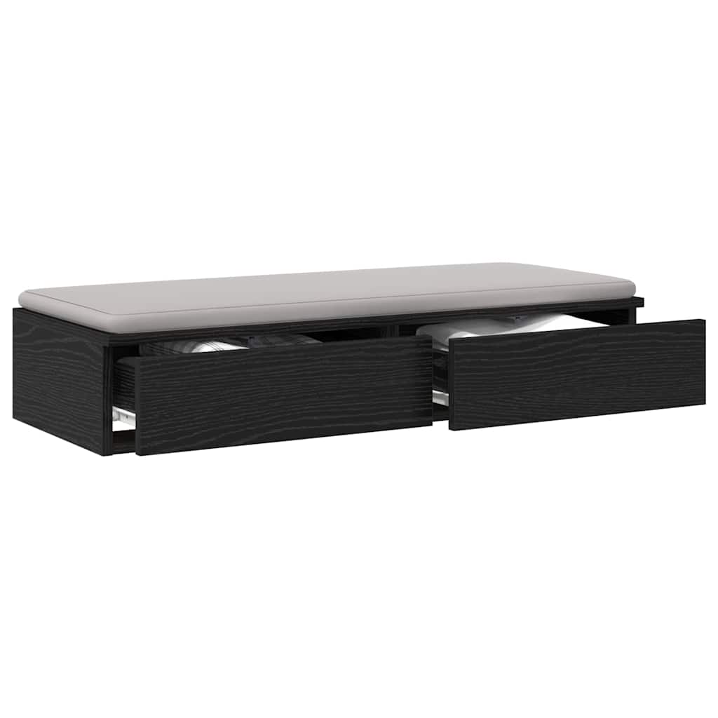 Bettschubladen Schwarze Eiche 80 x 36.5 x 16.5 cm Holzwerkstoff