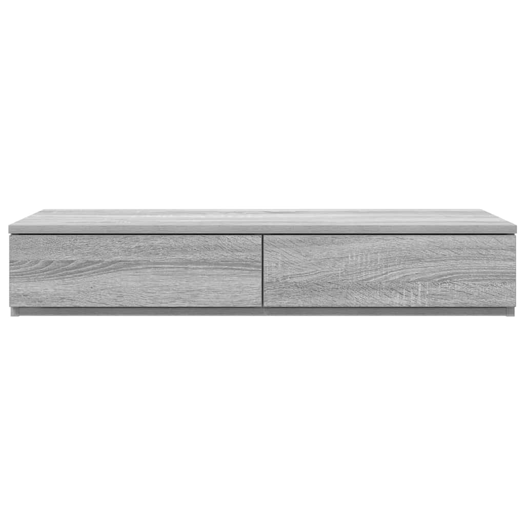 Bettschubladen Grau Sonoma 80 x 36.5 x 16.5 cm Holzwerkstoff