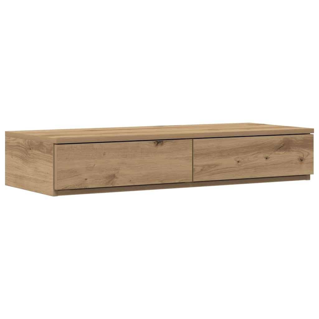 Bettschubladen Eiche handwerklich 80 x 36.5 x 16.5 cm