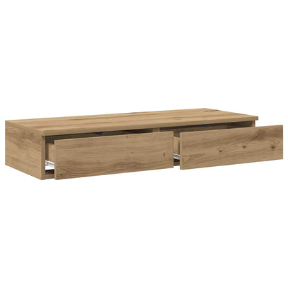 Bettschubladen Eiche handwerklich 80 x 36.5 x 16.5 cm