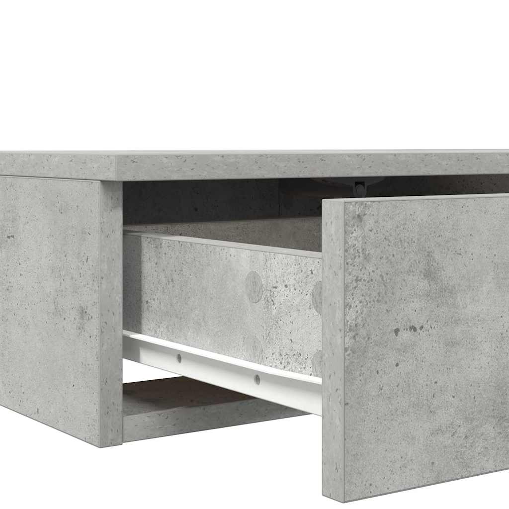 Bettschubladen Betongrau 120 x 36.5 x 16.5 cm Holzwerkstoff