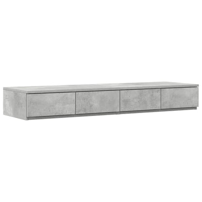 Bettschubladen Betongrau 120 x 36.5 x 16.5 cm Holzwerkstoff