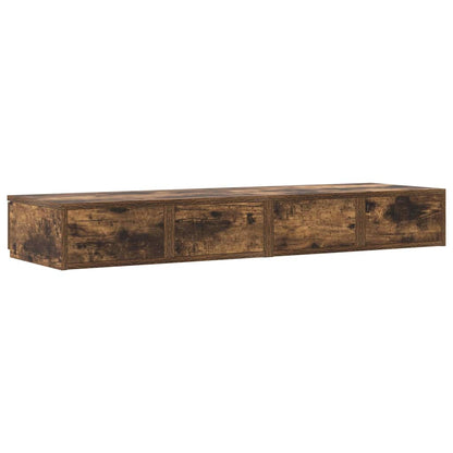 Bettschubladen Räuchereiche 120 x 36.5 x 16.5 cm Holzwerkstoff