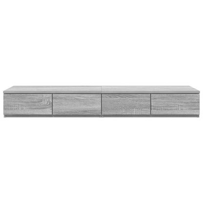 Bettschubladen Grau Sonoma 120 x 36.5 x 16.5 cm Holzwerkstoff