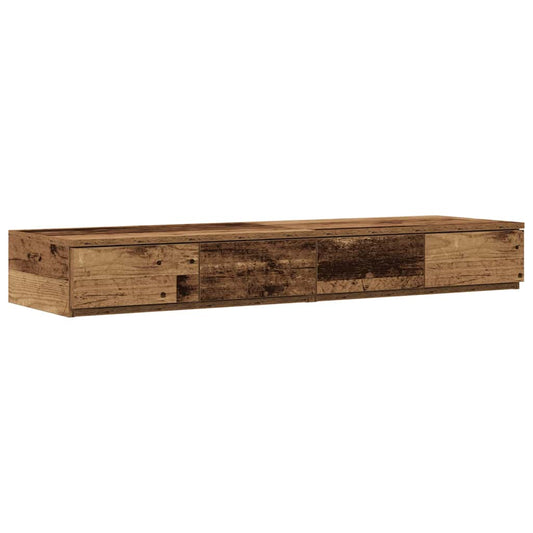 Bettschubladen Altholz 120 x 36.5 x 16.5 cm Holzwerkstoff
