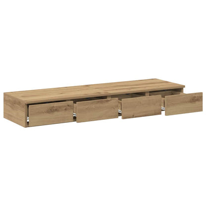 Bettschubladen Eiche handwerklich 120 x 36.5 x 16.5 cm