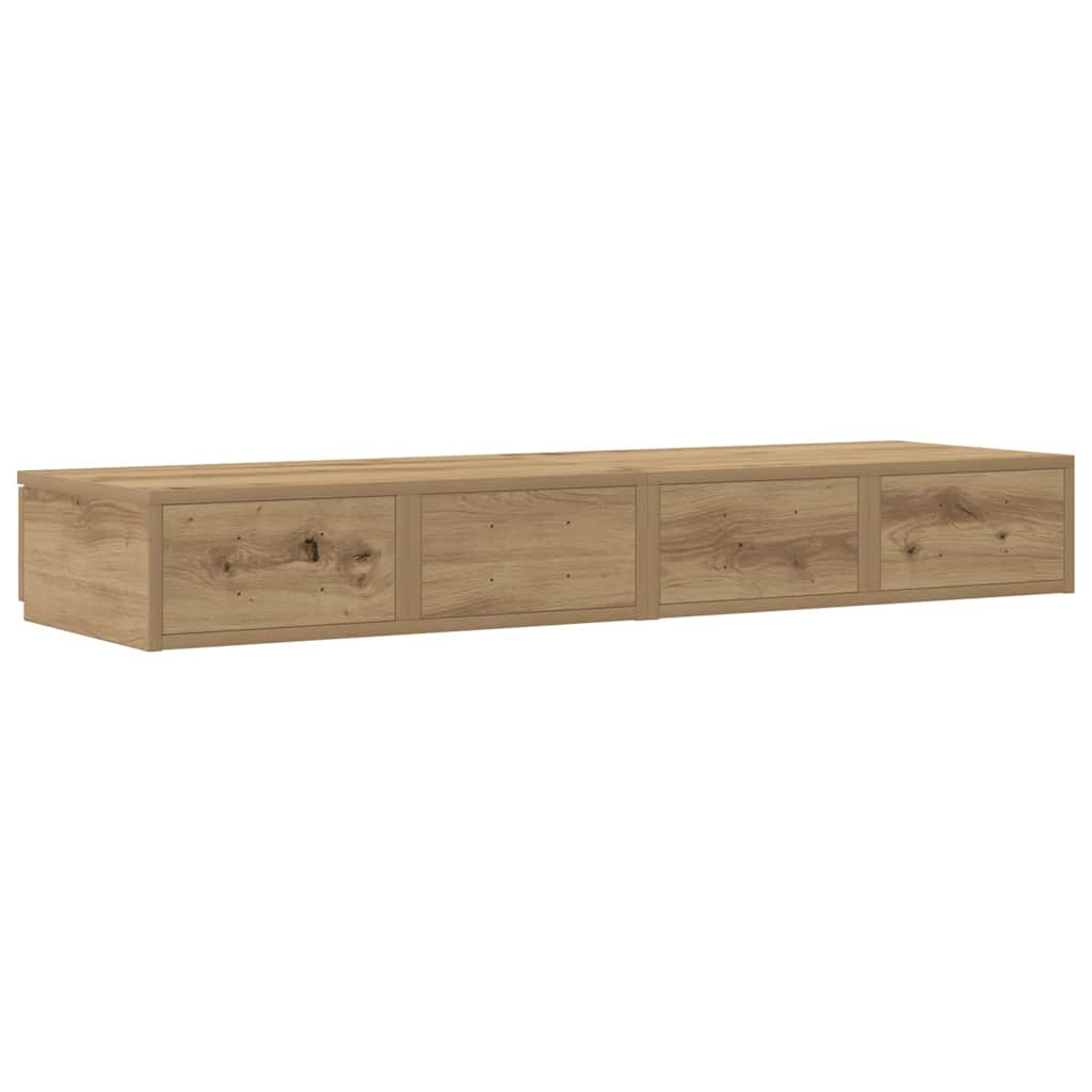 Bettschubladen Eiche handwerklich 120 x 36.5 x 16.5 cm