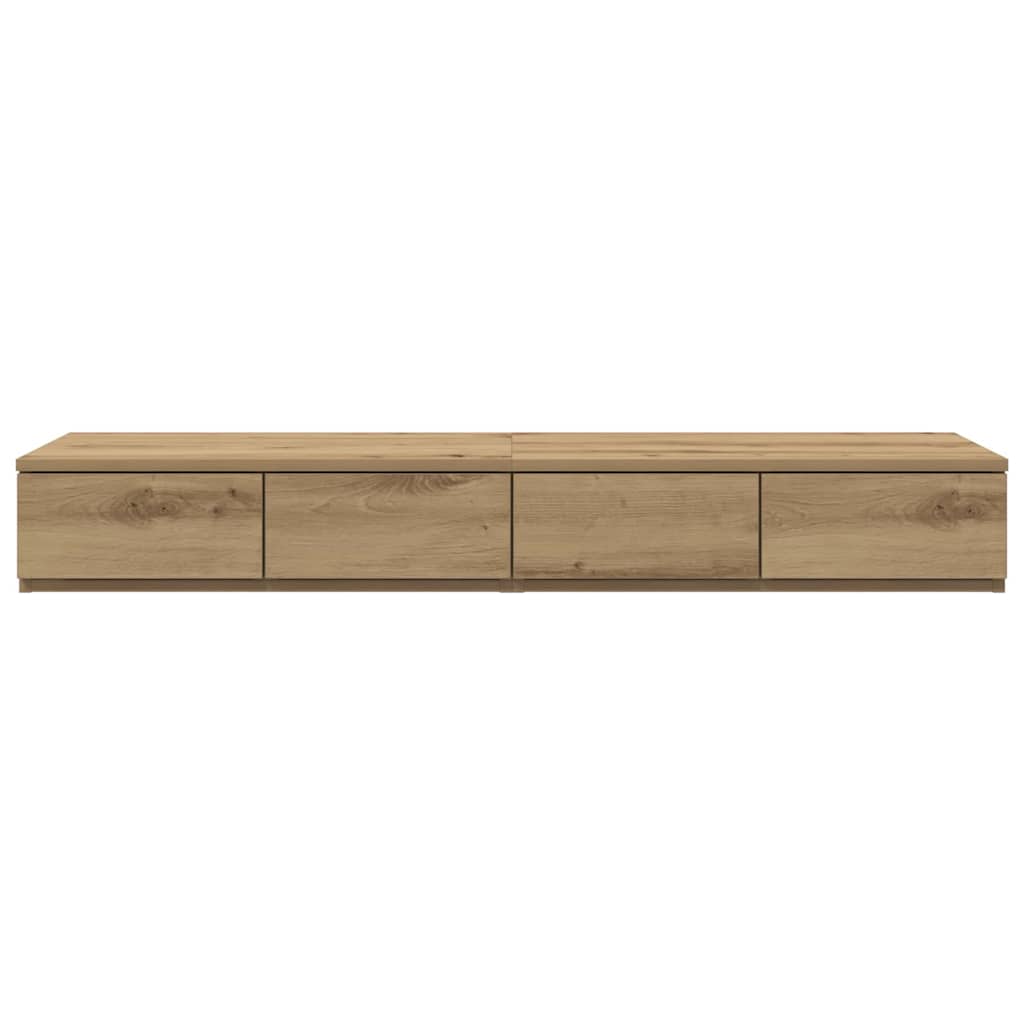 Bettschubladen Eiche handwerklich 120 x 36.5 x 16.5 cm