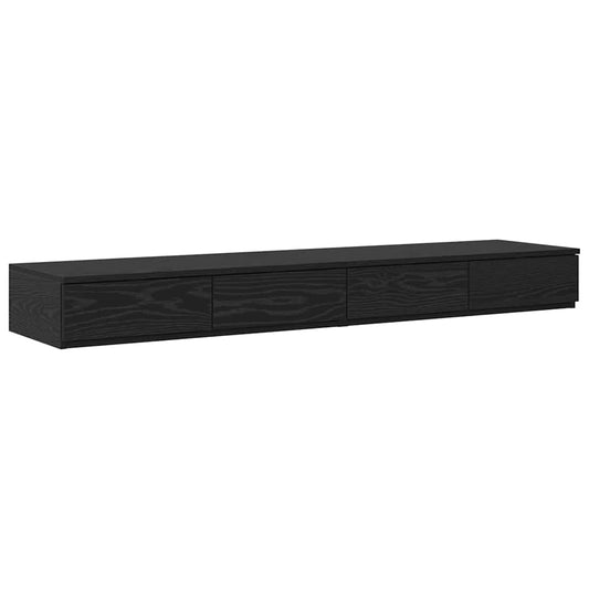 Bettschubladen Schwarze Eiche 140 x 36.5 x 16.5 cm