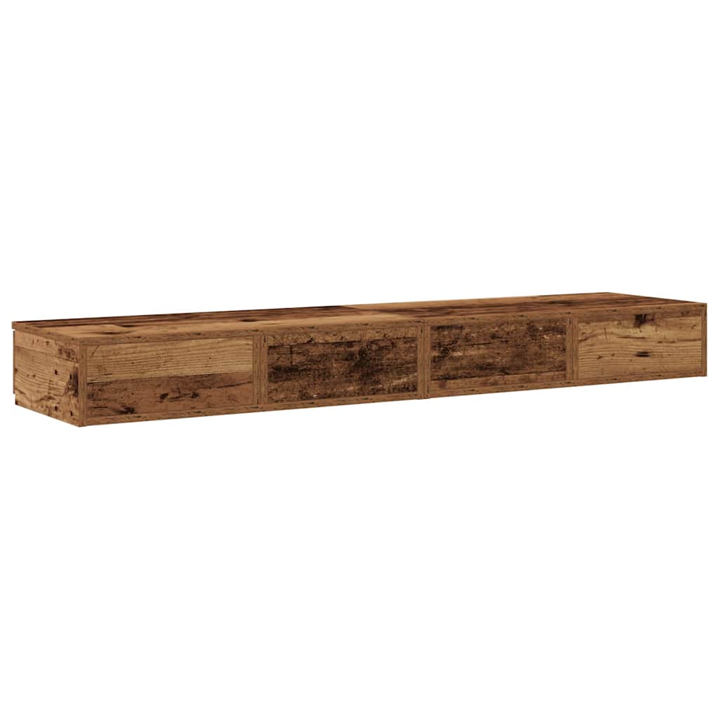 Bettschubladen Altholz 140 x 36.5 x 16.5 cm Holzwerkstoff