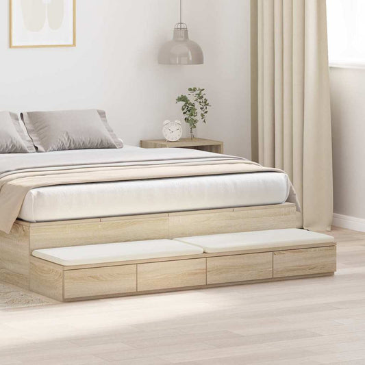 Bettschubladen Sonoma Eiche 150 x 36.5 x 16.5 cm Holzwerkstoff
