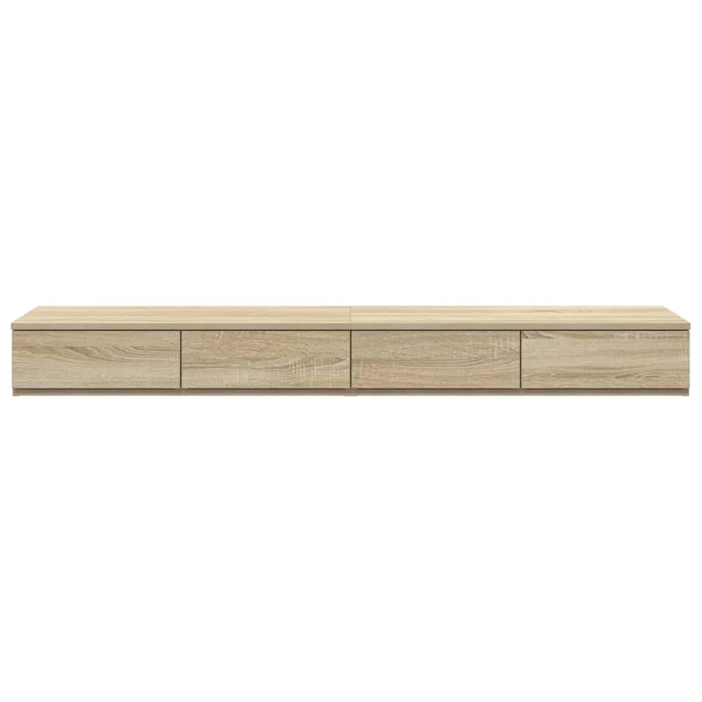 Bettschubladen Sonoma Eiche 150 x 36.5 x 16.5 cm Holzwerkstoff