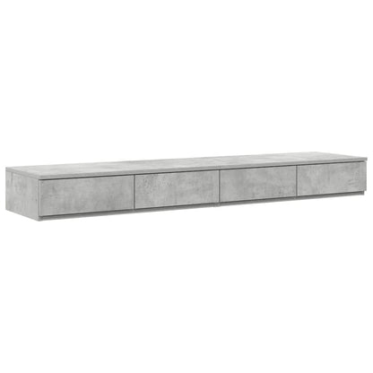Bettschubladen Betongrau 150 x 36.5 x 16.5 cm Holzwerkstoff