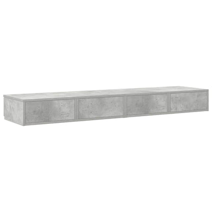 Bettschubladen Betongrau 150 x 36.5 x 16.5 cm Holzwerkstoff