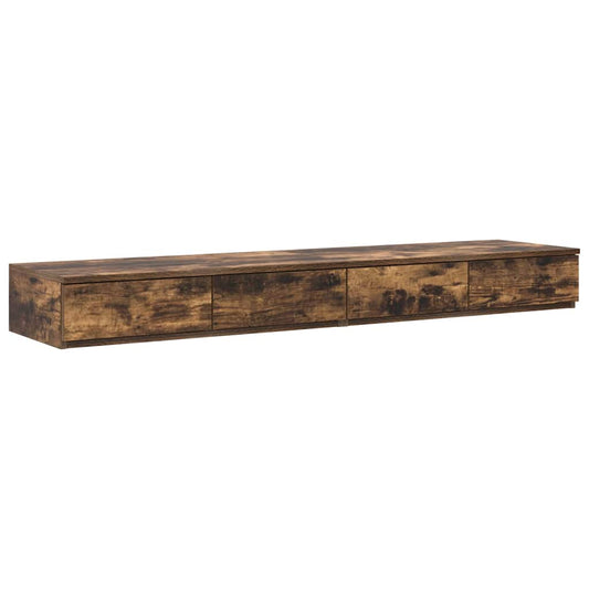 Bettschubladen Räuchereiche 150 x 36.5 x 16.5 cm Holzwerkstoff