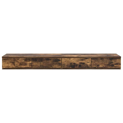 Bettschubladen Räuchereiche 150 x 36.5 x 16.5 cm Holzwerkstoff
