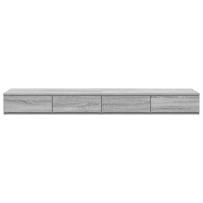 Bettschubladen Grau Sonoma 150 x 36.5 x 16.5 cm Holzwerkstoff