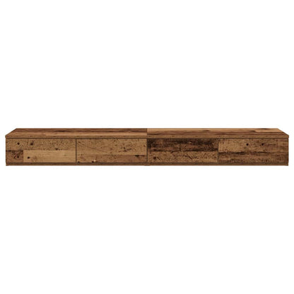 Bettschubladen Altholz 150 x 36.5 x 16.5 cm Holzwerkstoff