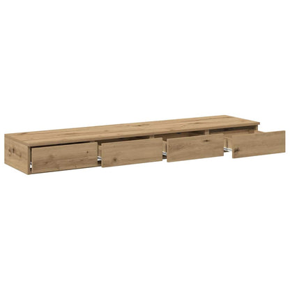Bettschubladen Eiche handwerklich 150 x 36.5 x 16.5 cm